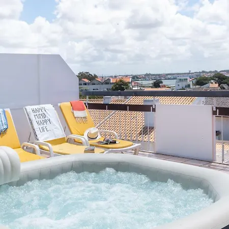 Apt3 Com Jacuzzi E Terraco Na Praia Διαμέρισμα Gafanha da Nazaré